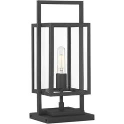 Possini Euro Design Possini Euro Jericho 17" High Textured Black Outdoor Pier Mount Light 12 Possini Euro Design Possini Euro Jericho 17" High Textured Black Outdoor Pier Mount Light -Possini Euro Design Sales GUEST cebe106f 7f3f 46bc 873c 94b087fff4be
