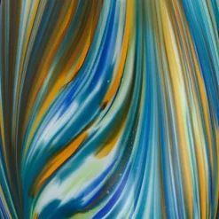 Possini Euro Design Pablo 27" Tall Modern Table Lamp Table Top Dimmer Blue Art Glass Single Living Room Bedroom Bedside Nightstand House White Shade -Possini Euro Design Sales GUEST cf840a91 eb69 471f 8606 18c874612b49