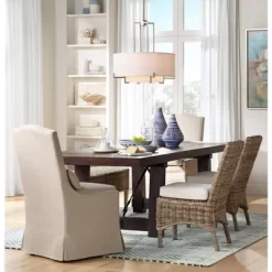 Possini Euro Design Concentric Brushed Nickel Pendant Chandelier 25" Wide Modern White Fabric Drum 4-Light For Dining Room House Foyer Kitchen Island -Possini Euro Design Sales GUEST cfb34f1d ed44 4f0c ad92 63377917fa5e