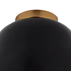 Possini Euro Design Merrick Modern Industrial Ceiling Light Flush Mount Fixture 9" Wide Black Gold For Bedroom Kitchen Living Room Hallway Bathroom 7 Possini Euro Design Merrick Modern Industrial Ceiling Light Flush Mount Fixture 9" Wide Black Gold For Bedroom Kitchen Living Room Hallway Bathroom -Possini Euro Design Sales GUEST cfbdc8e0 c70b 4441 bbab 5a5ae14b1a43