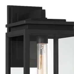 Possini Euro Design Atkins 21 1/4" High Modern Outdoor Wall Light Fixture Mount Porch House Weatherproof Matte Black Die Cast Metal Clear Glass Shade 11 Possini Euro Design Atkins 21 1/4" High Modern Outdoor Wall Light Fixture Mount Porch House Weatherproof Matte Black Die Cast Metal Clear Glass Shade -Possini Euro Design Sales GUEST d141eaf3 52ef 4445 bcff 1d799a7eaf03