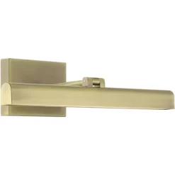 Possini Euro Design Henry 17" High Modern Picture Wall Lamp Light Fixture Mount Living Room Indoor Hallway Entry-way LED Hardwired Gold Antique Brass -Possini Euro Design Sales GUEST d1b87ec2 6d08 4e3e 923d 8a61781256f3