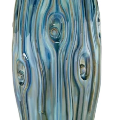 Possini Euro Design Eneya Modern Coastal Table Lamp 31" Tall Ceramic Blue Green Swirl Glaze Neutral Oval Shade For Bedroom Living Room Nightstand Home -Possini Euro Design Sales GUEST d2b3efeb 57b9 4879 b381 2d78ec4ea8a5