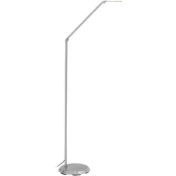 Possini Euro Design Kobie Modern 50" Tall Standing Floor Lamp Task LED Dimmable Silver Metal Satin Nickel Finish Living Room Bedroom -Possini Euro Design Sales GUEST d6e51138 eff6 4af3 8f0d cb31b62be92f
