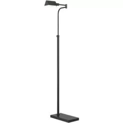 Possini Euro Design Keegan Traditional Pharmacy Floor Lamp 54" Tall Dark Bronze Adjustable Swing Arm Metal Shade For Living Room Reading Bedroom -Possini Euro Design Sales GUEST d842e5b2 0461 4c27 aa78 ad9a24035925