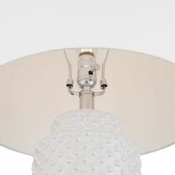 Possini Euro Design Luisa 28" Tall Modern Coastal Table Lamp Dimpled White Finish Ceramic Single Living Room Bedroom Bedside Nightstand House Office 9 Possini Euro Design Luisa 28" Tall Modern Coastal Table Lamp Dimpled White Finish Ceramic Single Living Room Bedroom Bedside Nightstand House Office -Possini Euro Design Sales GUEST dd123b36 8513 4e64 bd1e 04237496803d