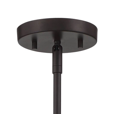 Possini Euro Design Milne Bronze Gold Drum Pendant Chandelier 20" Wide Modern Crystal 5-Light Fixture For Dining Room House Kitchen Island Entryway 3 Possini Euro Design Milne Bronze Gold Drum Pendant Chandelier 20" Wide Modern Crystal 5-Light Fixture For Dining Room House Kitchen Island Entryway - Image 3