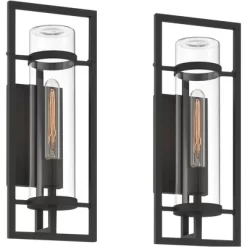 Possini Euro Design Possini Euro Castello 18"H Black Marine Outdoor Wall Light Set Of 2 17 Possini Euro Design Possini Euro Castello 18"H Black Marine Outdoor Wall Light Set Of 2 -Possini Euro Design Sales GUEST e04d8ce3 2543 4dc2 9dc9 908308cff81b