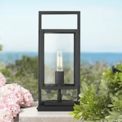 Possini Euro Design Possini Euro Jericho 17" High Textured Black Outdoor Pier Mount Light 15 Possini Euro Design Possini Euro Jericho 17" High Textured Black Outdoor Pier Mount Light -Possini Euro Design Sales GUEST e1098f5b 4ac2 4b6c a80e 489ebea24a58
