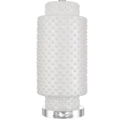 Possini Euro Design Luisa 28" Tall Modern Coastal Table Lamp Dimpled White Finish Ceramic Single Living Room Bedroom Bedside Nightstand House Office 11 Possini Euro Design Luisa 28" Tall Modern Coastal Table Lamp Dimpled White Finish Ceramic Single Living Room Bedroom Bedside Nightstand House Office -Possini Euro Design Sales GUEST e254ae81 21f5 4723 9f98 786e1ed4e469