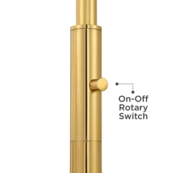 Possini Euro Design Kinsey Modern Downbridge Floor Lamp 67" Tall Warm Brass Metal Stone Pattern Glass Shade For Living Room Reading Bedroom Office -Possini Euro Design Sales GUEST e2aefa6e 7461 454c 8a76 9141ea4fa04f