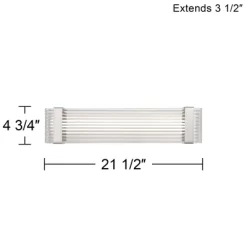 Possini Euro Design Possini Euro Lauren 21 1/2" Wide Brushed Nickel LED Bath Bar -Possini Euro Design Sales GUEST e2c4f9ca 4f0f 44a3 877e d7ea0743567a