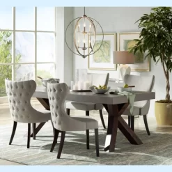 Possini Euro Design Spherical Brushed Nickel Large Chandelier 24" Wide Modern 6-Light Fixture For Dining Room House Foyer Kitchen Island Entryway Home -Possini Euro Design Sales GUEST e5a8f490 359d 4615 b6e0 18394d2ed9d5