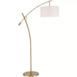 Possini Euro Design Raymond Modern Arc Floor Lamp 69" Tall Warm Gold Adjustable Boom Arm White Linen Drum Shade For Living Room Reading Office House 14 Possini Euro Design Raymond Modern Arc Floor Lamp 69" Tall Warm Gold Adjustable Boom Arm White Linen Drum Shade For Living Room Reading Office House -Possini Euro Design Sales GUEST e7e9b180 bcde 41bb 8175 75091744f198