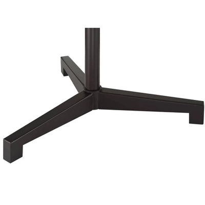 Possini Euro Design Tarrah Modern 68 1/2" Tall Standing Floor Lamp Skinny Tripod Pull Chain Brown Metal Bronze Finish Double Drum White Shade 4 Possini Euro Design Tarrah Modern 68 1/2" Tall Standing Floor Lamp Skinny Tripod Pull Chain Brown Metal Bronze Finish Double Drum White Shade - Image 4