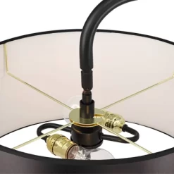 Possini Euro Design Raven Modern 66" Tall Chairside Arc Table Lamp Matte Black Metal Fabric Drum Shade For Living Room Reading Bedroom -Possini Euro Design Sales GUEST eb73aded 6f9b 4867 98f9 72c46973dbb1