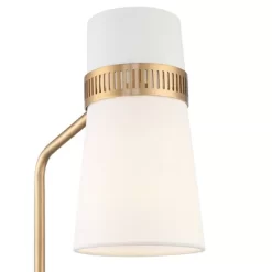 Possini Euro Design Cartwright 32" Tall Large Modern Glam Desk Lamps Set Of 2 USB Port Black Brass Finish Metal Home Office Living Room Charging -Possini Euro Design Sales GUEST edb71e47 f1d7 414c ac01 b67b689b2e7b