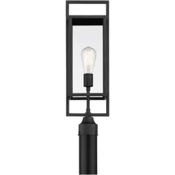 Possini Euro Design Jericho Modern Outdoor Post Light Textured Black 22" Clear Glass Panel For Exterior Barn Deck House Porch Yard Patio Home Outside 9 Possini Euro Design Jericho Modern Outdoor Post Light Textured Black 22" Clear Glass Panel For Exterior Barn Deck House Porch Yard Patio Home Outside -Possini Euro Design Sales GUEST ee620488 3c4c 45fa 9671 054c0d446f04