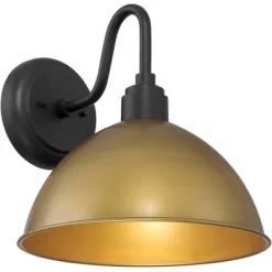Possini Euro Design Miles 12 1/2" High Modern Industrial Outdoor Wall Light Fixture Mount Porch House Exterior Outside Weatherproof Black Gold 13 Possini Euro Design Miles 12 1/2" High Modern Industrial Outdoor Wall Light Fixture Mount Porch House Exterior Outside Weatherproof Black Gold -Possini Euro Design Sales GUEST f0e61ff9 f301 490e 9d09 c9e7abbe16a8