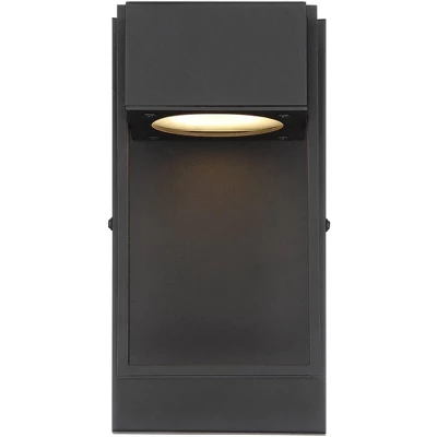 Possini Euro Design Pavel Modern Outdoor Wall Light Fixture Textured Black LED 9 1/2" For Post Exterior Barn Deck House Porch Yard Posts Patio Home 3 Possini Euro Design Pavel Modern Outdoor Wall Light Fixture Textured Black LED 9 1/2" For Post Exterior Barn Deck House Porch Yard Posts Patio Home - Image 3