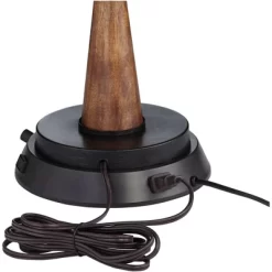 Possini Euro Design Buckhead Modern Table Lamp 28" Tall Bronze With Dimmable USB Workstation Base Drum Shade For Bedroom Living Room Kids Desk Home -Possini Euro Design Sales GUEST f49da493 c12c 4227 816d 65c58a165cb1