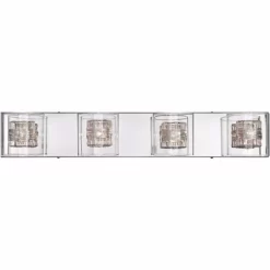 Possini Euro Design Modern Wall Light Four-Light Chrome 30.75" Vanity Fixture For Bathroom Over Mirror -Possini Euro Design Sales GUEST f61f71ed 3cfc 49a4 b26f 5a5a5bf0c7b6