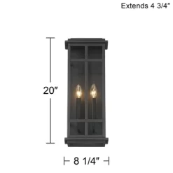 Possini Euro Design Modern Industrial Outdoor Wall Light Fixture Cool Black Windowpane Frame 20" For Post Exterior Barn Deck House 13 Possini Euro Design Modern Industrial Outdoor Wall Light Fixture Cool Black Windowpane Frame 20" For Post Exterior Barn Deck House -Possini Euro Design Sales GUEST f7684cdd 4d9e 4a6d bfa9 8ab269977cf8