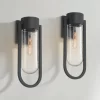Possini Euro Design Possini Euro Villa Lane 18 1/2" High Sand Black Wall Sconce Set Of 2