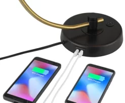 Possini Euro Design Modern Mid Century Desk Lamp 28 1/2" Tall Warm Gold Black With Dual USB Charging Ports For Bedroom Living Room Office Reading Home 11 Possini Euro Design Modern Mid Century Desk Lamp 28 1/2" Tall Warm Gold Black With Dual USB Charging Ports For Bedroom Living Room Office Reading Home -Possini Euro Design Sales GUEST f9c47d67 9358 47c7 884e 9ac57a4ca8b4