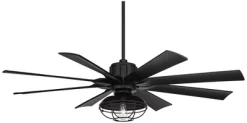 60" Possini Euro Design Defender Modern Industrial Indoor Outdoor Ceiling Fan LED Light Remote Matte Black Damp Rated Patio House -Possini Euro Design Sales GUEST fb03c4bd 23f5 4c4f 85fa fc1db39e7a78