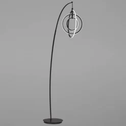 Possini Euro Design Allura Modern 79" Tall Arc Floor Lamp Matte Black Metal 3-Ring Swivel LED Light For Living Room Reading Bedroom House -Possini Euro Design Sales GUEST fbb77301 a235 439e 84c0 0ff92b891dc9