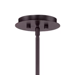 Possini Euro Design Concentric Bronze Pendant Chandelier 25" Wide Farmhouse Rustic Burlap Drum Shade 4-Light Fixture For Dining Room Kitchen Island -Possini Euro Design Sales GUEST fc5433e4 170a 4a5d b8d5 630c6430c6a7