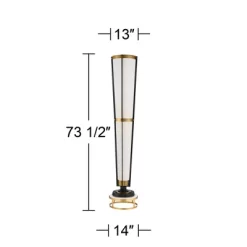 Possini Euro Design Vista Mid Century Modern Torchiere Floor Lamp With Riser 73 1/2" Tall Brass Gunmetal Gray Off White Linen Shade For Living Room 9 Possini Euro Design Vista Mid Century Modern Torchiere Floor Lamp With Riser 73 1/2" Tall Brass Gunmetal Gray Off White Linen Shade For Living Room -Possini Euro Design Sales GUEST fd8a3cb7 771d 4bc1 8d75 8bb2ebb362b6